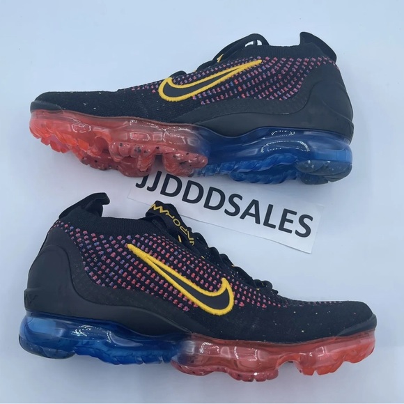 Nike Air Vapormax 2021 Flyknit Gradient Black DV2198-001 GS 5Y/Women's Size 6.5 - Picture 7 of 9